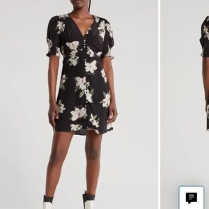 ALL SAINTS Demi Alessandra Floral Mini Dress